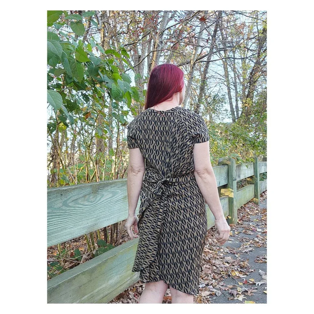 ISABEL MARANT Etoile 100% Silk Ruched Leopard Print Dress - Picture 6 of 13